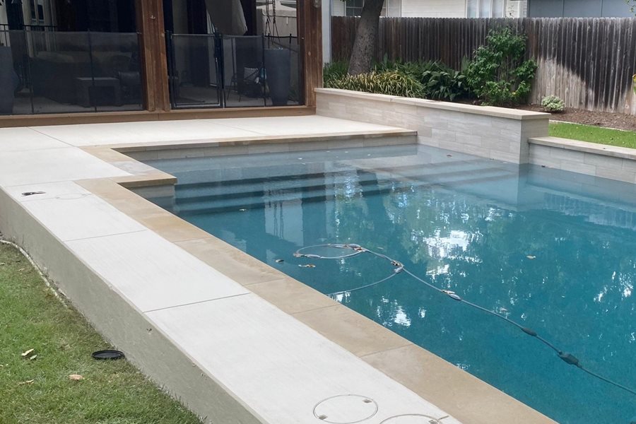 Broom Finish Concrete, Pool Deck Overlay
Site
SUNDEK Austin

