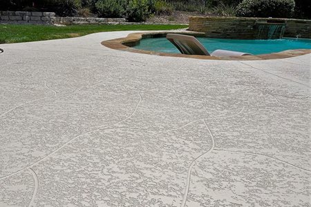 scored concrete pool deck