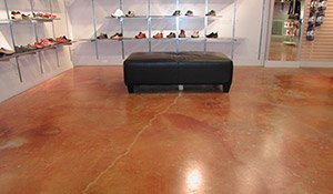 SunAcid stained and polished concrete